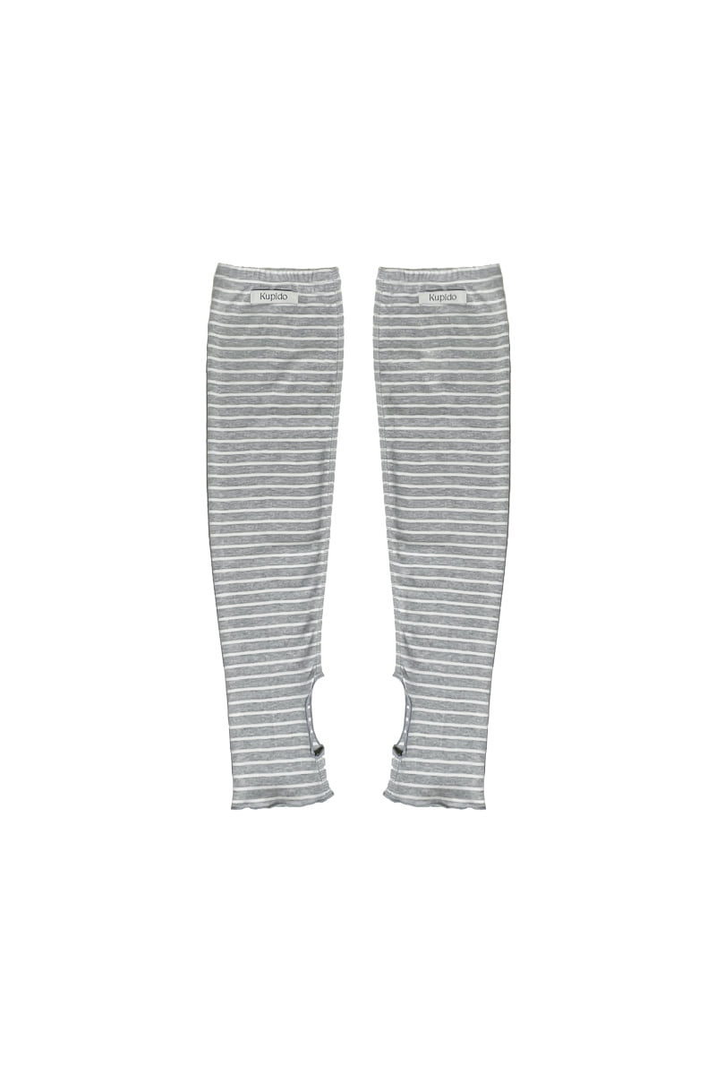 Leg warmer _ grey stripe (2차 입고)