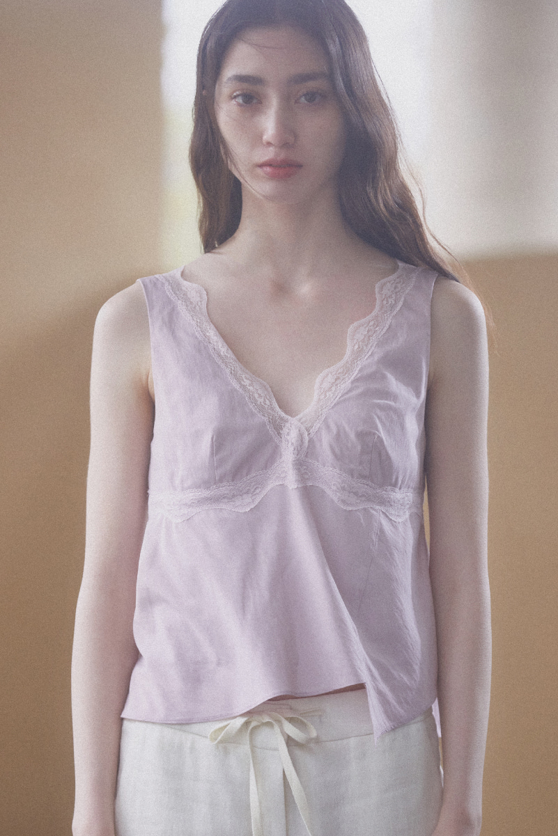 Jules lace top _ lavender (3차 입고)